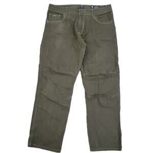 Kuhl Revolvr Pants Men’s 38x32 Gray Straight Leg Hiking Trail Outdoor Patina Dye